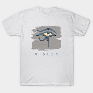 Eye of Horus - Vision Grey & Blue T-Shirt